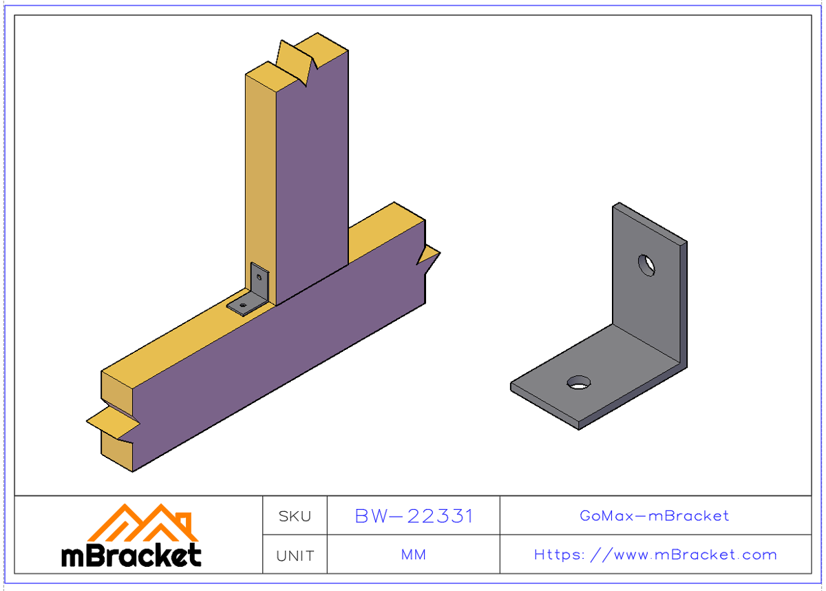 Small Angle Connector - 2*20*30*30 Application Example