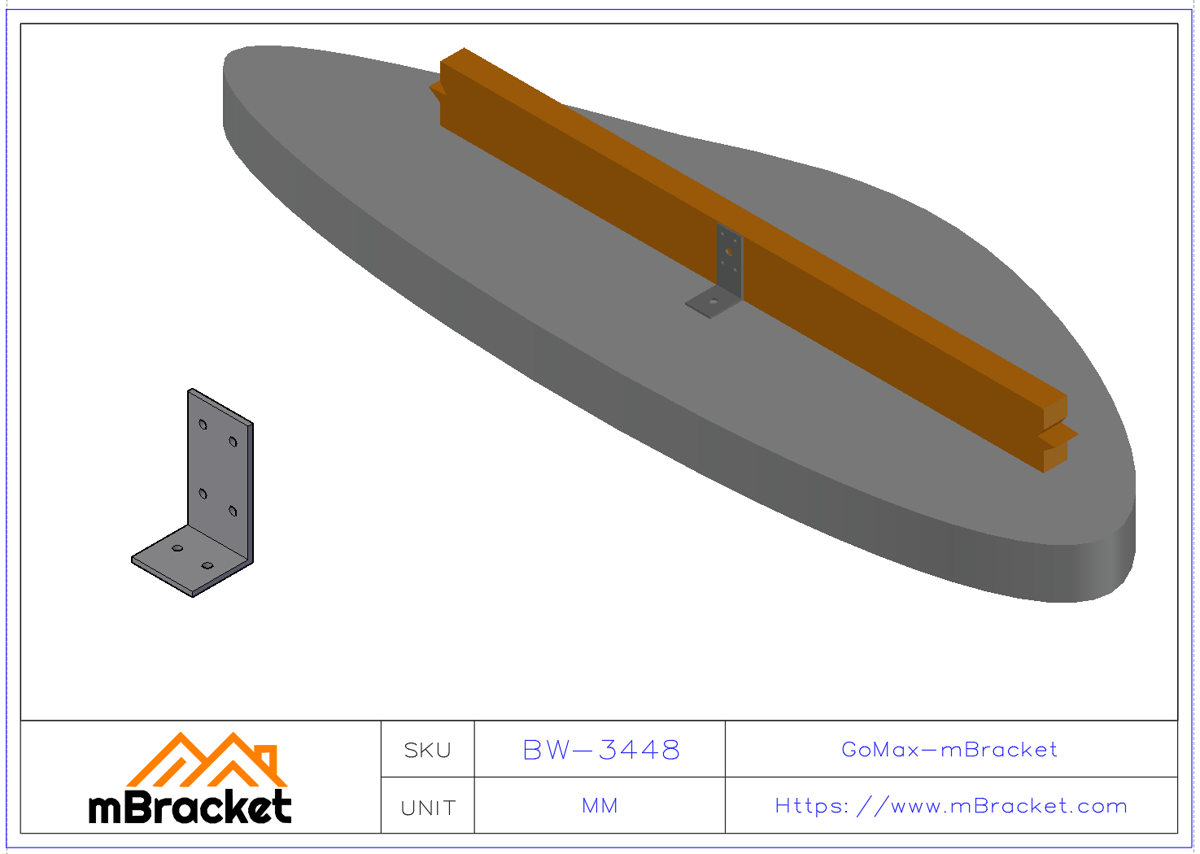 L-Shaped Angle Bracket Connector - 3*40*40*80 Application Example