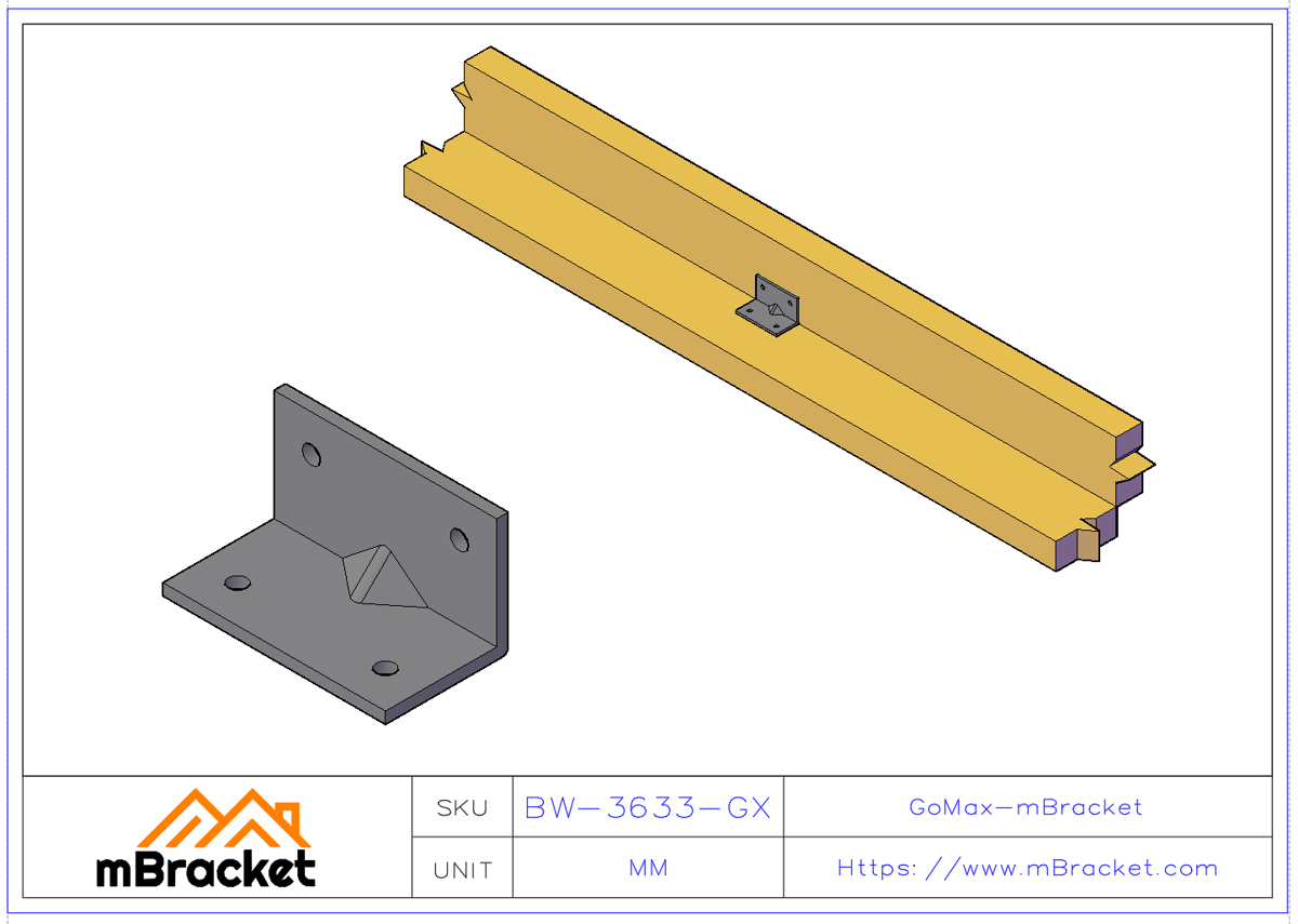 L-Bracket Connector - 3*60*35*35 Application Example