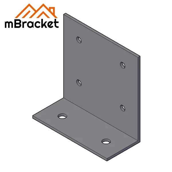 Heavy-Duty Angle Bracket Thickened Wood Structure Connector - 5*180*80*180 1