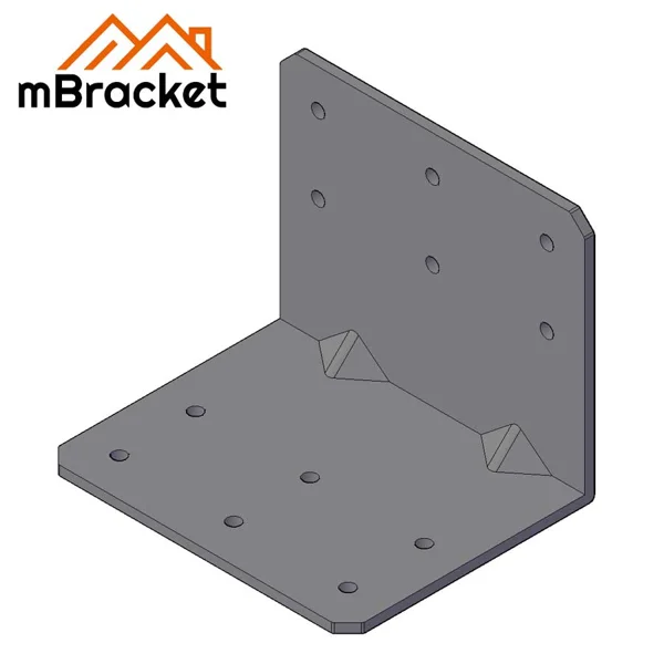 L-Shaped Angle Bracket Wood Structure Connector - 3*100*80*80 1