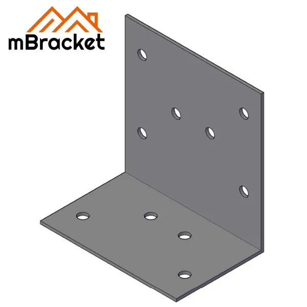 Angle Bracket Connector L-Shaped Angle Iron Structural Reinforcement Hardware - 3*160*100*160 1