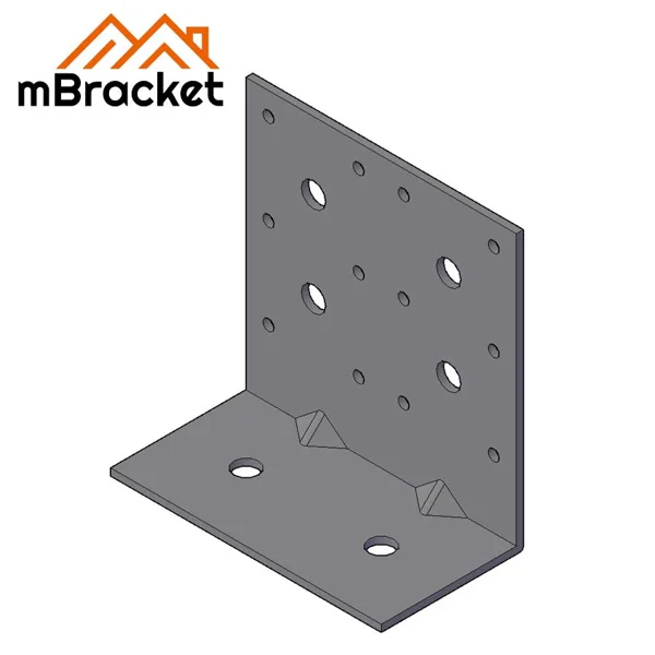 L-Shaped Angle Bracket Connector Structural Reinforcement Hardware - 3*120*60*120 1