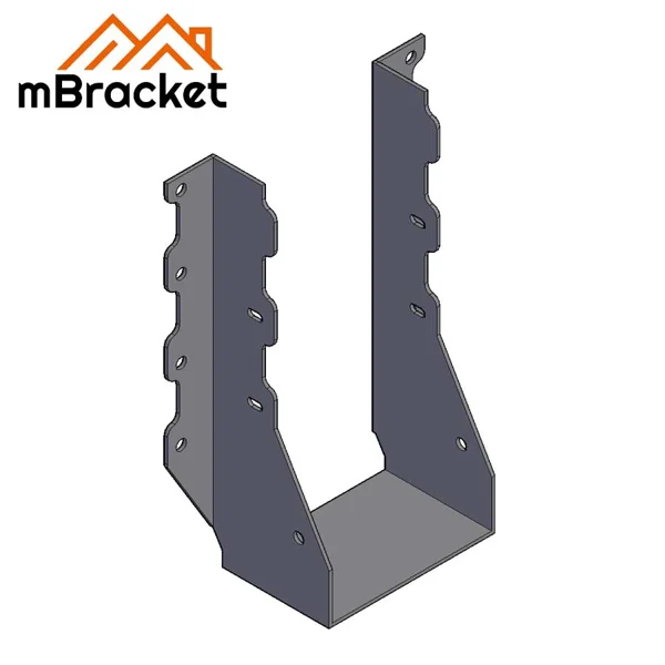 U-Shaped Beam Hanger Horizontal Wood Structure Connector - 2*105*230 1