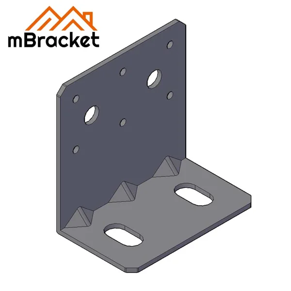 Medium Angle Bracket L-Type Connector Angle Iron Structural Reinforcement Hardware - 3*100*60*100 1