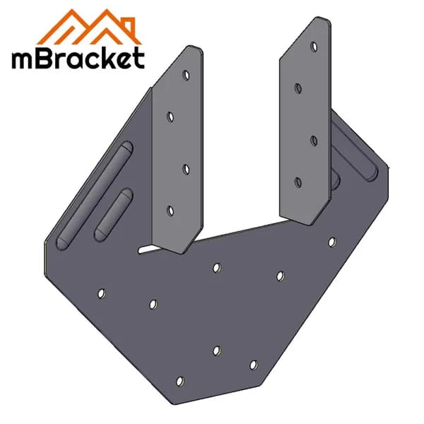Light Steel Joist and Beam Connector Hurricane Tie Diamond Wind-Resistant Strap