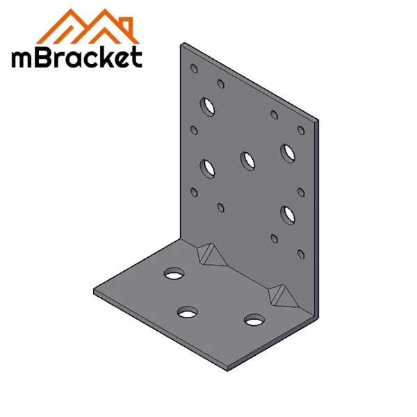 Angle Bracket Connector L-Shaped Angle Iron Structural Reinforcement Hardware Fittings - 3*100*70*130 1
