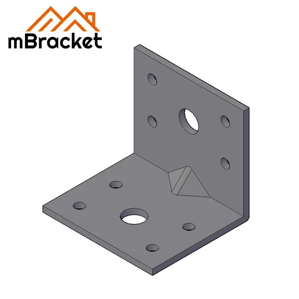 L-Shaped Angle Bracket Structural Connector Building Hardware Reinforcement Fittings - 3*60*50*50 1