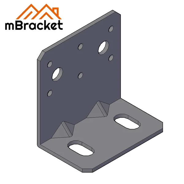 Medium Angle Bracket L-Shaped Steel Connector