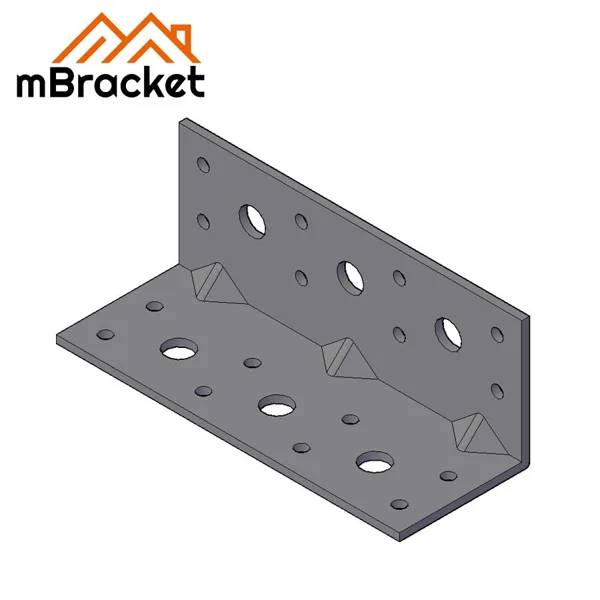 L-Shaped Angle Bracket Structural Connector Building Hardware Reinforcement Fittings - 3*140*50*50 1