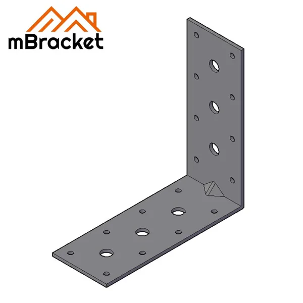 Extended L-Shaped Angle Bracket Connector
