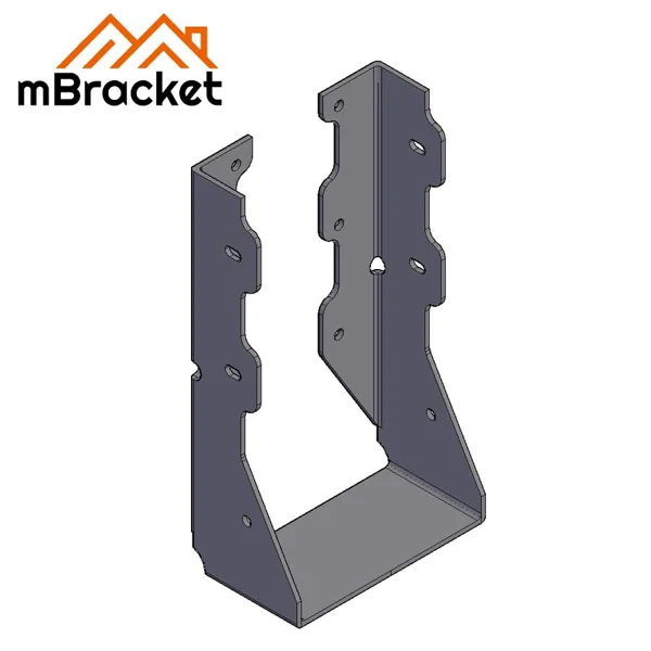 U-Shaped Beam Hanger Connector for Horizontal Joist-to-Beam Connection - 2*89*170 1