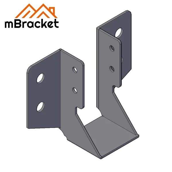 U-Shaped Stud Connector Light Gauge Steel Stud Horizontal Beam Fixing Bracket - 2*45*94 1