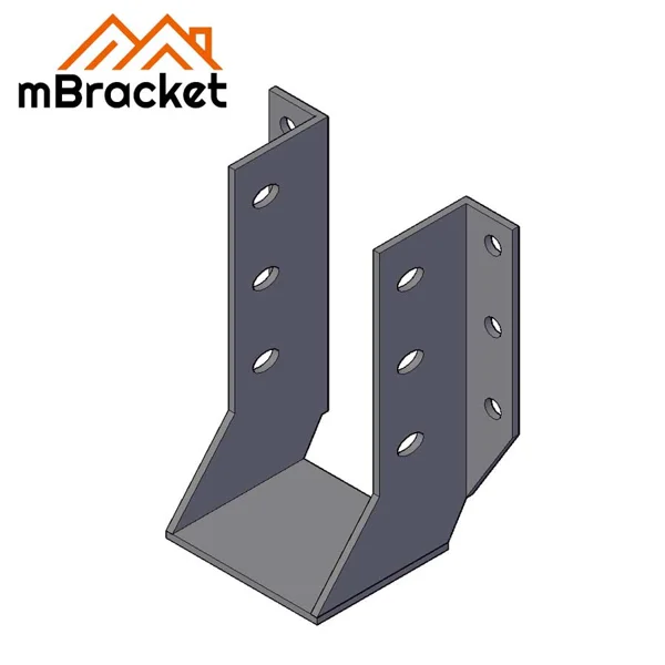 Custom Beam Bracket 45-Degree Angle Steel Connector Structural Reinforcement Hardware