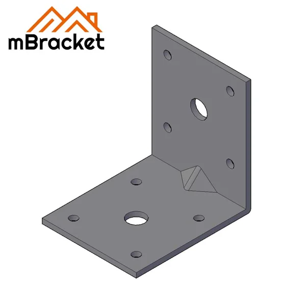 Angle Bracket Connector L-Shaped Angle Iron Structural Reinforcement Hardware - 3*60*70*70 1