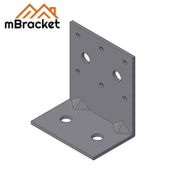 Angle Bracket Connector L-Shaped Steel Structural Reinforcement Hardware