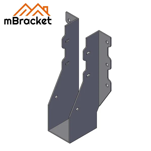 U-Shaped Beam Hanger Horizontal Wood Structure Connector - 2*53*215 1