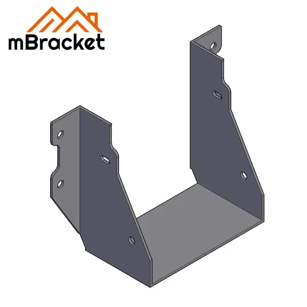 U-Shaped Beam Hanger Horizontal Wood Structure Connector - 2*120*130 1