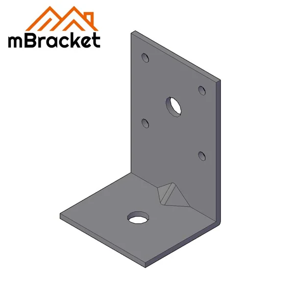 Angle Bracket Connector L-Shaped Angle Iron Structural Reinforcement Hardware - 3*60*50*90 1