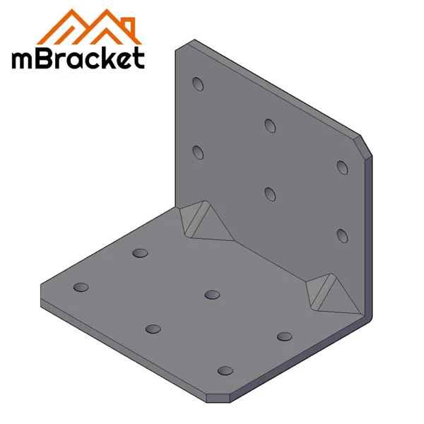 L-Shaped Angle Bracket Wood Structural Connector Angle Iron Fastener