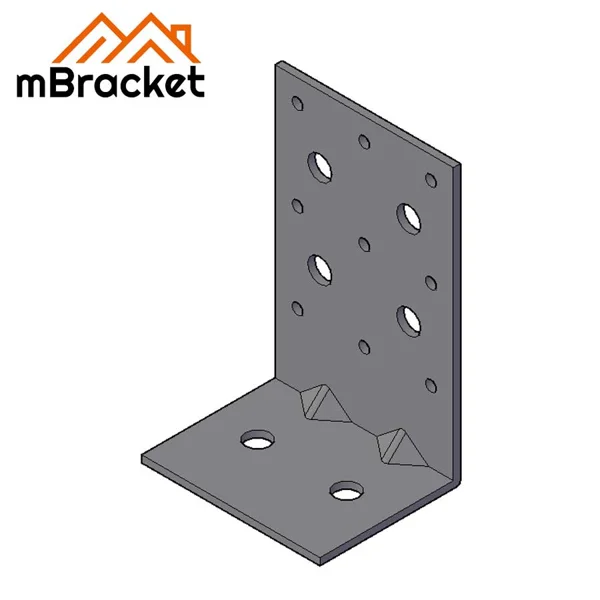 L-Shaped Angle Bracket Connector Structural Reinforcement Hardware