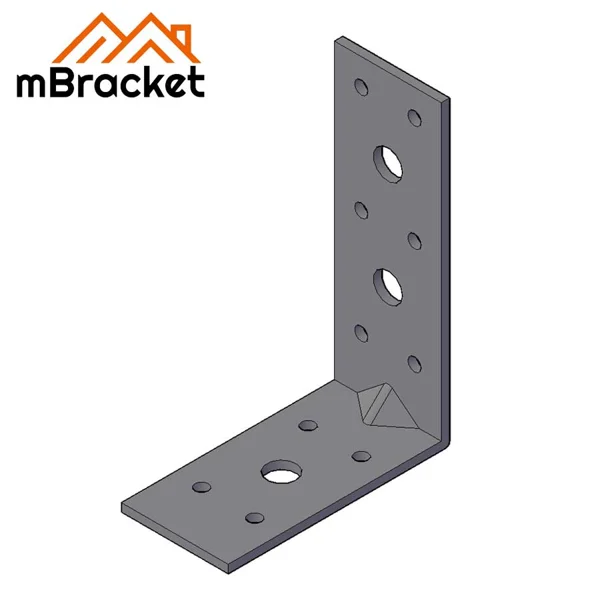 L-Shaped Angle Bracket Connector Structural Reinforcement Hardware