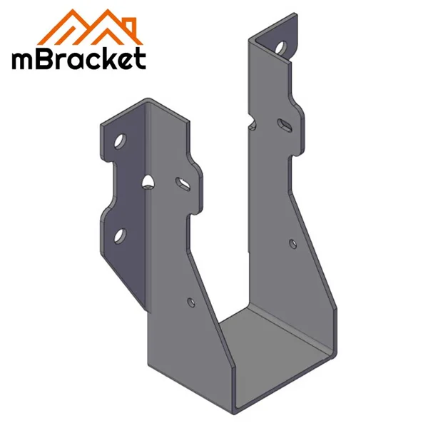 U-Shaped Beam Hanger Connector for Horizontal Joist-to-Beam Connection