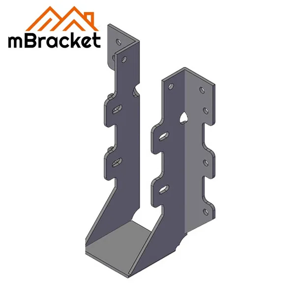 Wood Structure U-Type Beam Hanger 38mm Ledger Horizontal Connector