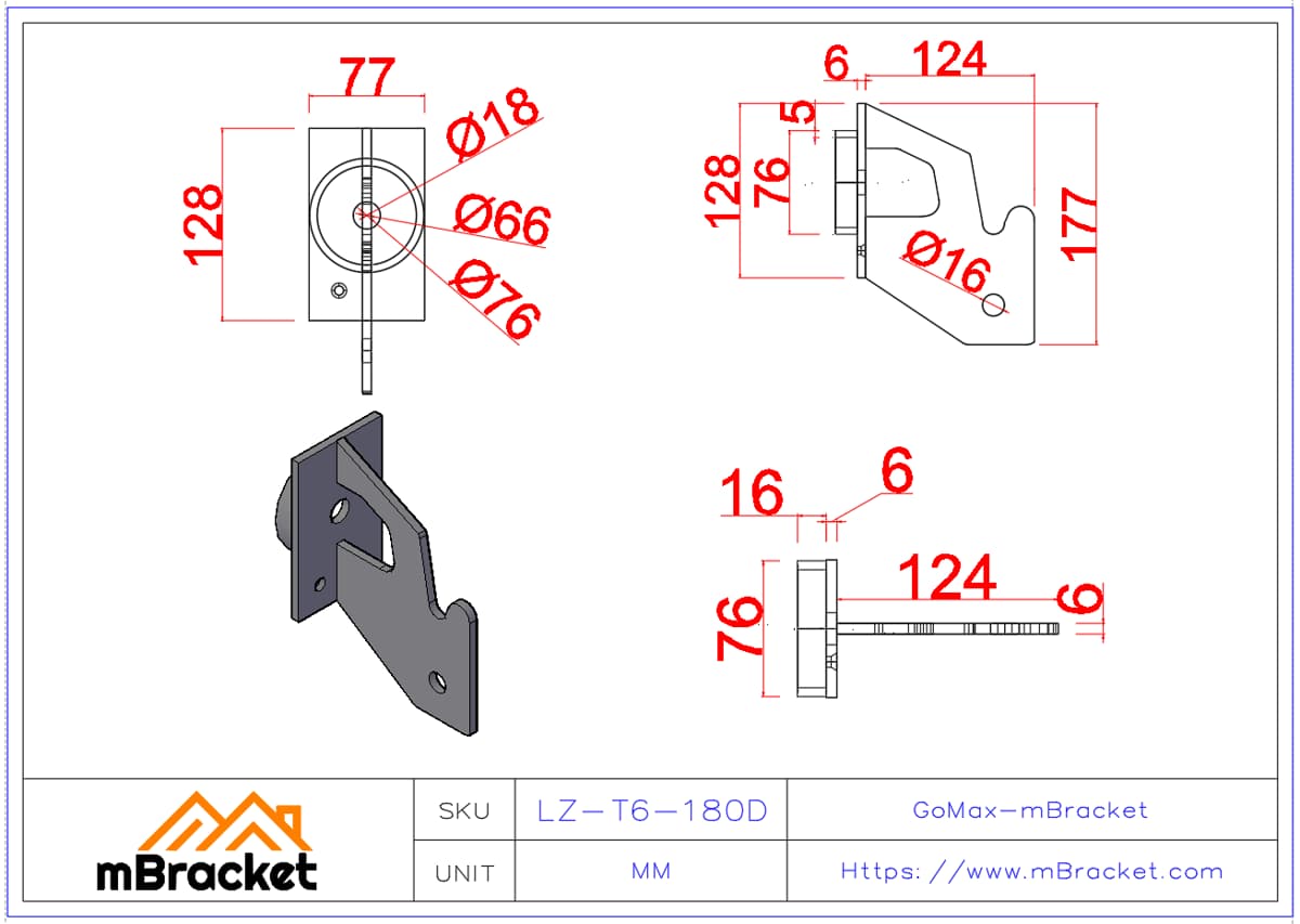 Concealed T-Type Beam-to-Column Connector for Japanese Timber Construction and SE Construction Method - 6*77*128 Product Dimensions